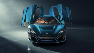 Blue sports car fog pilot - fog free wallpaper