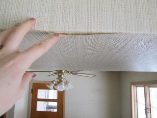 Person holding ceiling fan room - open ceiling free wallpaper