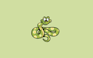 Green snake white spot belly - spot free wallpaper