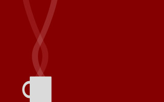 Coffee steam red outline abstract - a cup of coffee free wallpaper for desktop