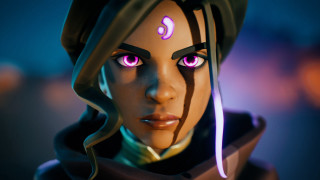 Purple eyes hoodie knife concept - unreal engine 5 quality free wallpaper