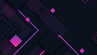 Purple black geometric pink center - square free wallpaper