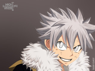 Man white hair furry coat - white hair free wallpaper