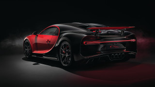 Red black bugatti dark room - the back of it free wallpaper