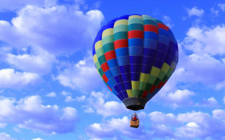 Colorful hot air balloon sky - hot free wallpaper