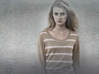 Woman longhair rockwall mutedcolors digitalrendering - rock free wallpaper