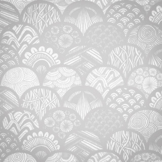 White wallpaper waves circles pattern - an ambient occlusion free wallpaper