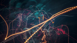 Blurry light longexposure night sky - a long exposure of light free wallpaper