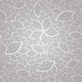 White leaves pattern gray outline - a pattern of leaves free wallpaper