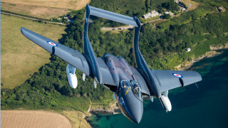 Fighter jet lake forest hillside - hillside free wallpaper