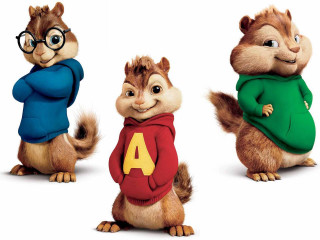 Chipmunks sweaters glasses cute friends - letterism free wallpaper