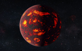 Red black space star dust - star and dusts free wallpaper
