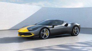 Grey yellow sportscar whitewall blue - a white wall free wallpaper