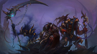 Warhammers chains forest fantasy armor - their back free wallpaper