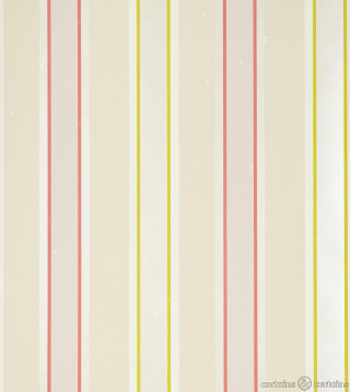 White wall red yellow striped - a white vase free wallpaper
