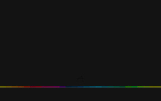 Black background rainbow line apple - chromatic free wallpaper