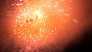 Fireworks night sky city lights 5 - the night sky free wallpaper