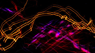 Blurry abstract light energy magic - light in the middle free wallpaper