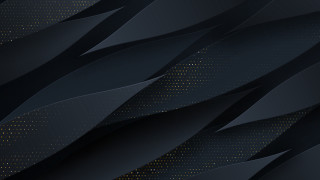 Black gold abstract wavy dots - abstract background free wallpaper