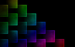 Colorful squares black border abstract - square free wallpaper