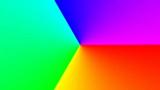 Multicolored triangle pattern beeple triadic - diagonal free wallpaper