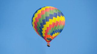 Colorful hot air balloon blue 9 - hot free wallpaper