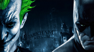 Batman joker poster shockart greenhair - free gaming wallpaper