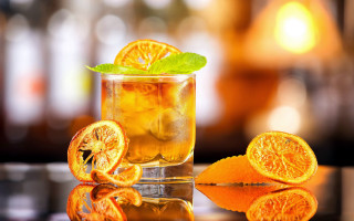 Orange juice glass mint orange - dorothy coke free wallpaper