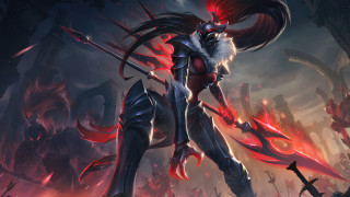 Demon woman sword flame armor - a sword and a flame free wallpaper