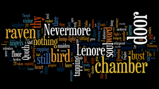 Ghost wordcloud black white background - edward otho cresap ord ii free wallpaper