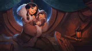 Fantasy night girls lantern bed - bayard wu free wallpaper