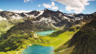 Mountain lake road scenic outdoor - scenic free wallpaper