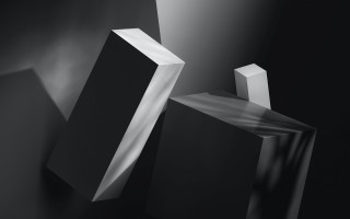 Black white sculpture shadow abstract - a long shadow free wallpaper