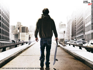 Man street skateboard cityscape tokyo - movie poster free wallpaper