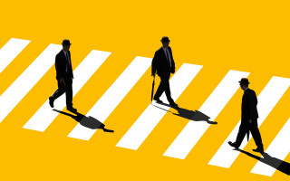 Crosswalk group surrealist neo figurative - a surrealist painting free wallpaper