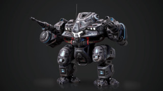 Robot gun mecha science fiction - mecha free wallpaper