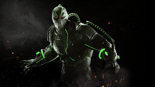 Green black suit planet embers - suit free wallpaper