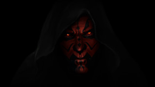 Man darkred mask redeyes hood - shaded free wallpaper