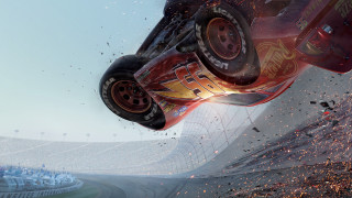Flying car air race track - debris free wallpaper