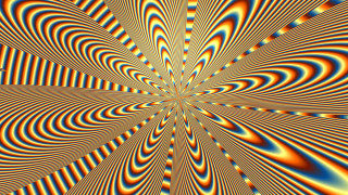 Spiral design orange blue psychedelic - image of a spiral design free wallpaper