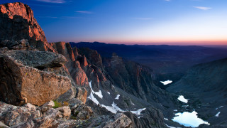 Mountain lake clouds sky landscape - bill watterson free wallpaper