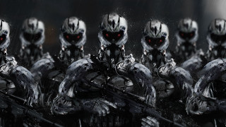 Soldiers guns helmets dark background - helmet free wallpaper