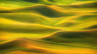 Field grass sunset sky clouds - impressionist free wallpaper