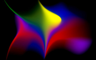Colorful abstract background mandelbrot raytraced - volumetric light free wallpaper