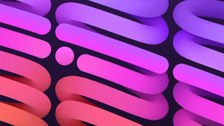 Purple pink circles lines manessier - surreal design free wallpaper