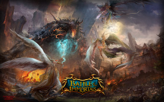 Battle demon dragon fantasy art - fantasy art free wallpaper for desktop