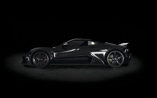 Black sports car dark room 25 - cornelisz hendriksz vroom free wallpaper