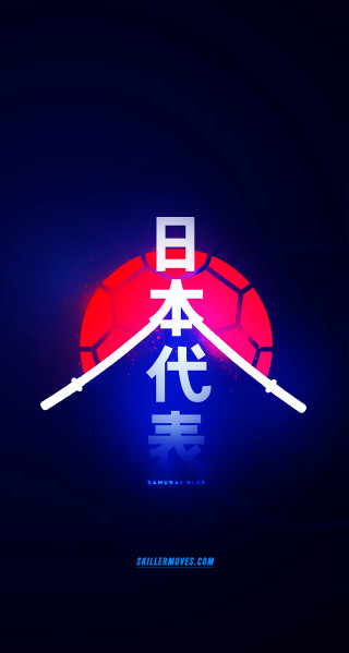 Red blue background white red - the middle free wallpaper