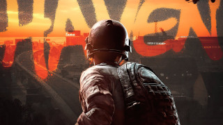 Man helmet vest city skyline - bascove free wallpaper