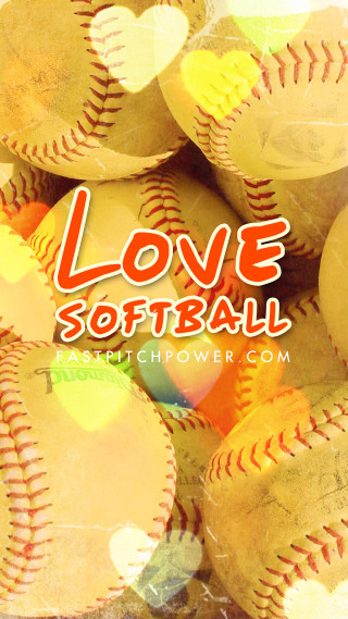 Baseballs love softball pile together - the middle free wallpaper